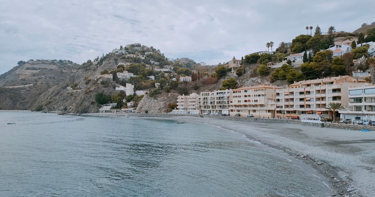 Cotobro Beach at Almuñécar, Spain