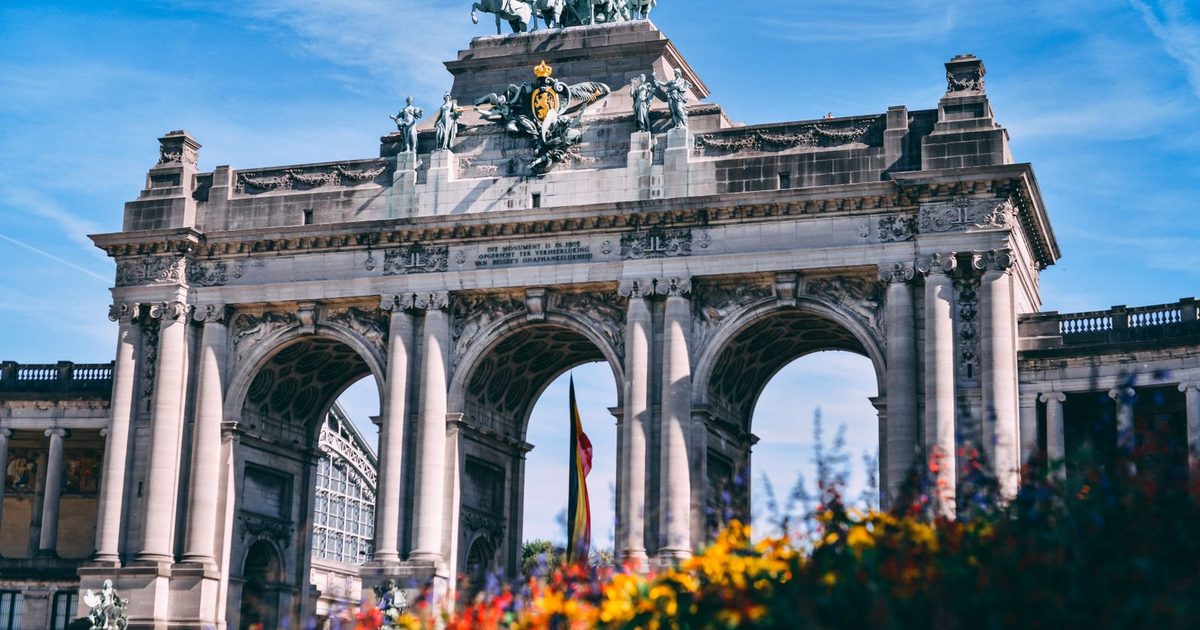 The arch of the Parc du Cinquantenaire, Brussels