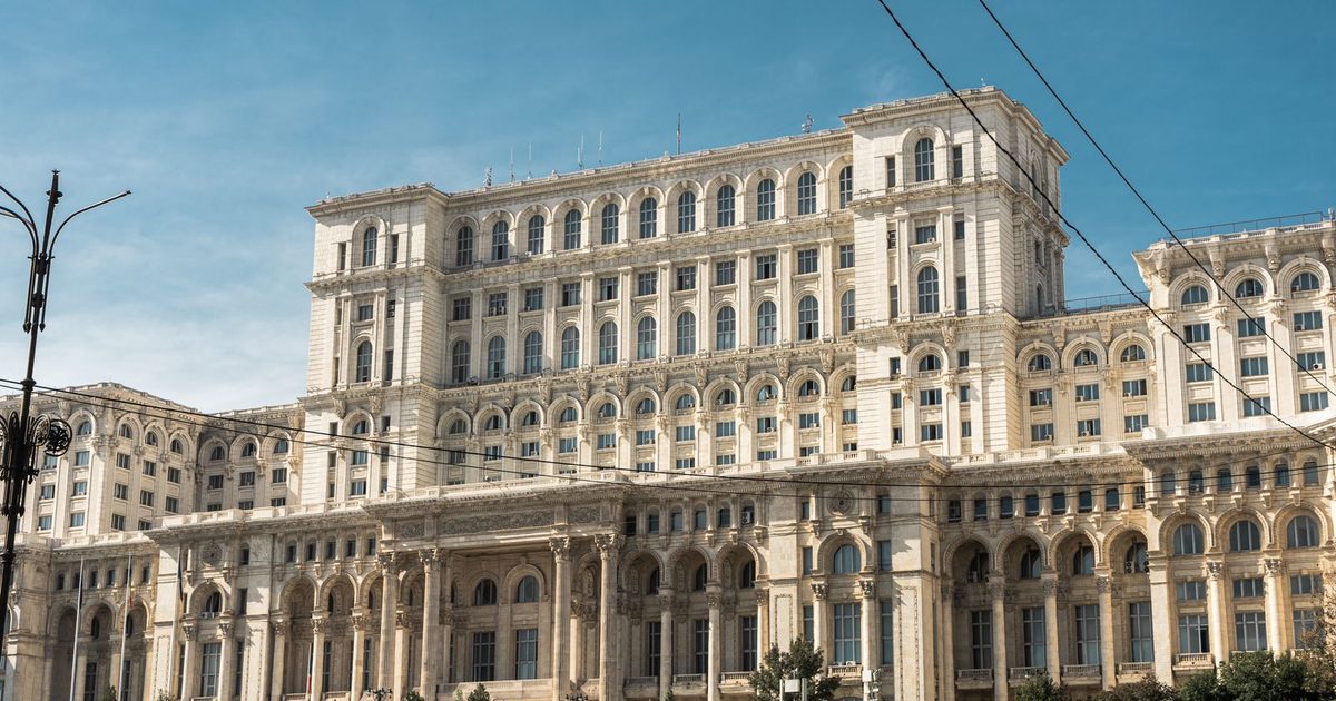 The Palace of the Parliament in Bucharest, Romania