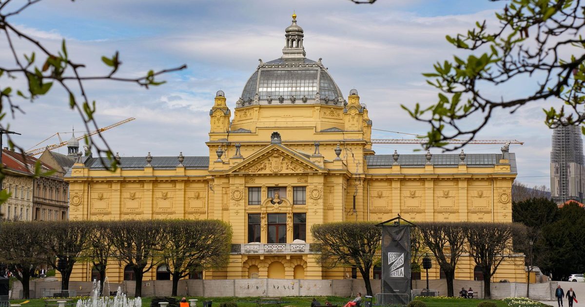 The Art Pavilion in Zagreb, Croatia